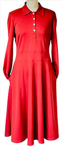 robe polo rouge